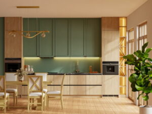 Les associations de couleurs qui apportent du relief aux espaces culinaires